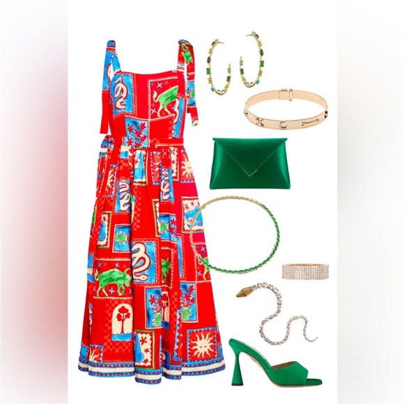 Hunter Bell Quincy Dress in Santa Fe Size 12 NWT - Picture 10 of 11